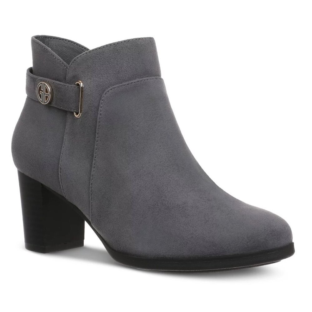 Giani Bernini Women's Artemyss Memory Foam Block Heel Dress Booties, (WIDE)